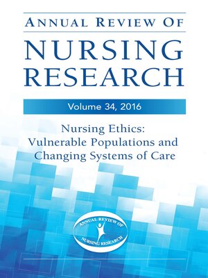 cover image of Annual Review of Nursing Research, Volume 34